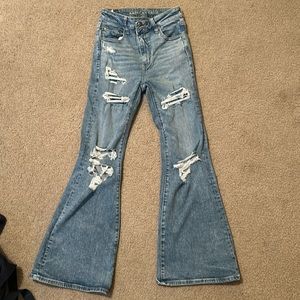 Cute American eagle bell bottom flair jeans